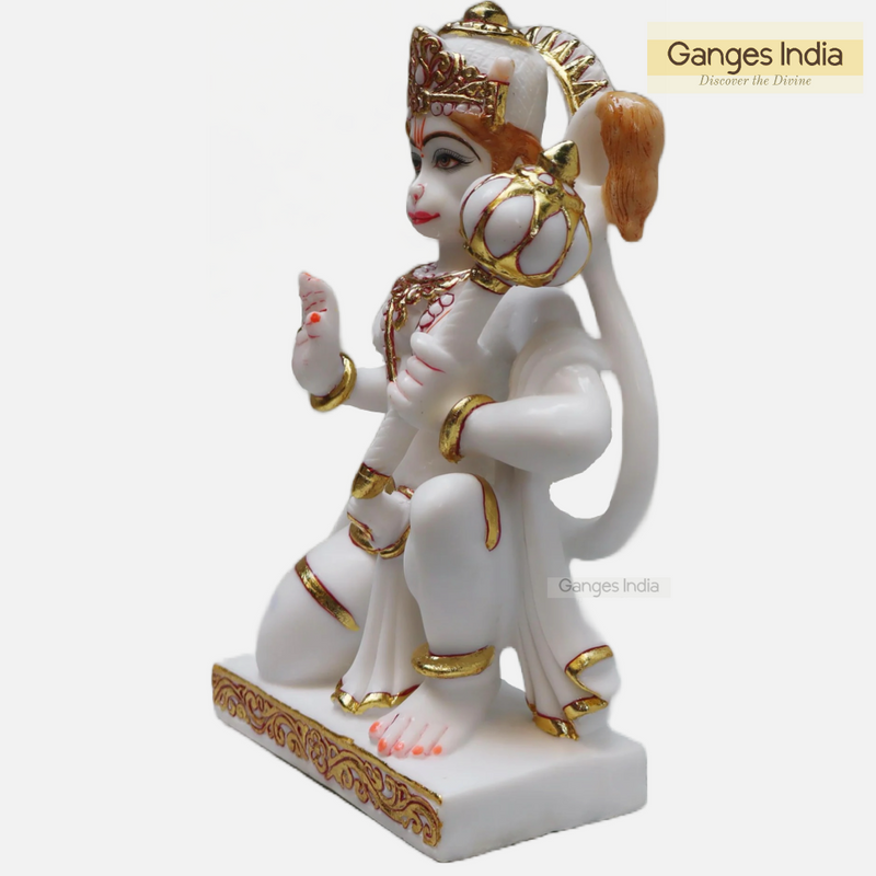 Blessing Anjaneya Hanuman Ji - Polymarble