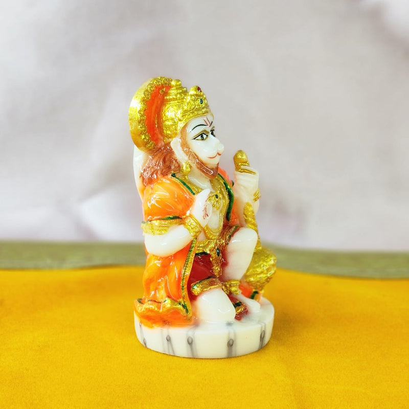 Miniature Blessing Hanuman Ji statue Resin