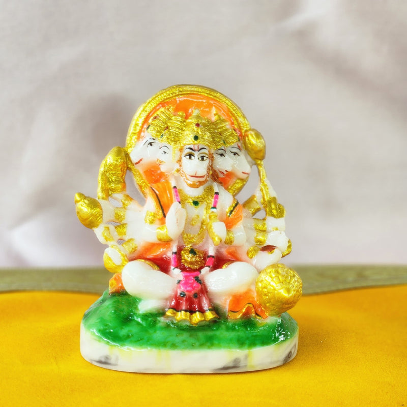 Panchmukhi Hanuman Ji Miniature Resin