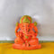 Resin God Ganesha in Orange Color