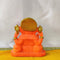 Resin God Ganesha in Orange Color