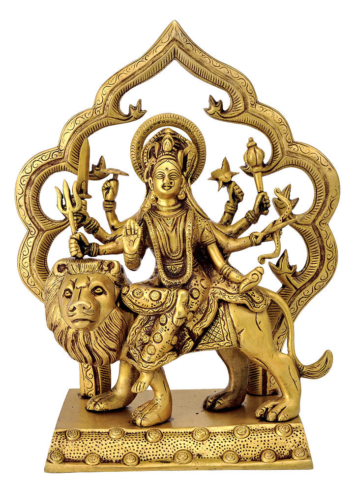 Devi Durga - Brass Statue