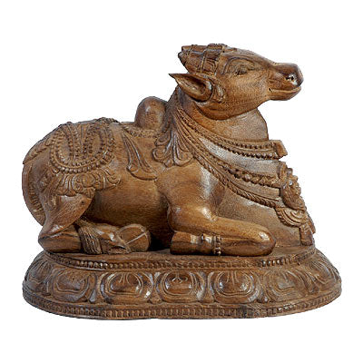 Nandi Bull-South Indian Wood Carving