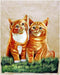 Silk Painting 'Pretty Cats'