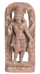 Goddess Lakshmi Soft Stone Statue