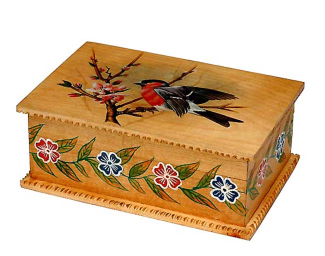 The Sparrow - Hand Painted Box