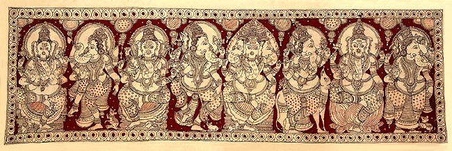 Mangalmurti Ganesha In Eight Forms