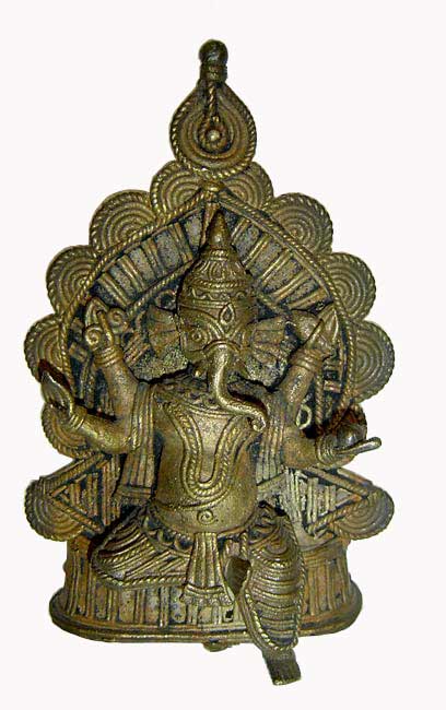 Dhokra Statuatte-Ganesha