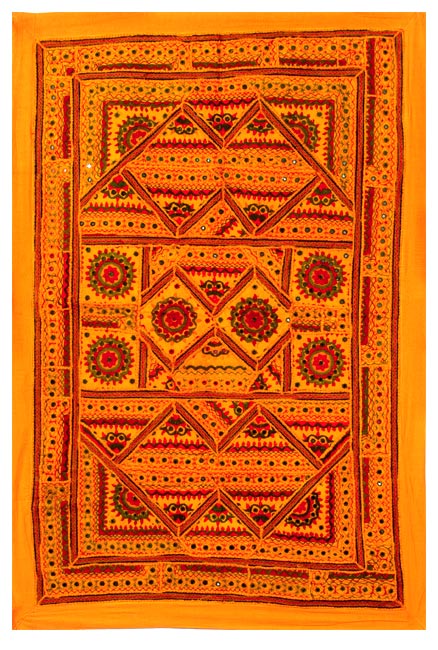 Gracious Yellow - Cotton Wall Hanging