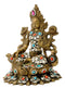 Goddess Tara Ornate Brass Statue