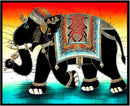 Indian Royal Elephant - Batik Painting