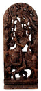 Gopala Krishna with Cow - Wood Statue