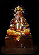 Lord Ganesh Holding Bowl of Modaks