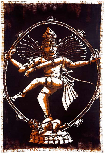 Nataraja Shiva - Batik Painting