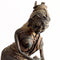 Lady Washing Clothes - Dhokra Statuette