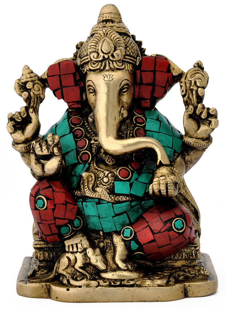 Decorated Ganesha Figure