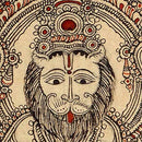 Lord Narasimha - Kalamkari Painting