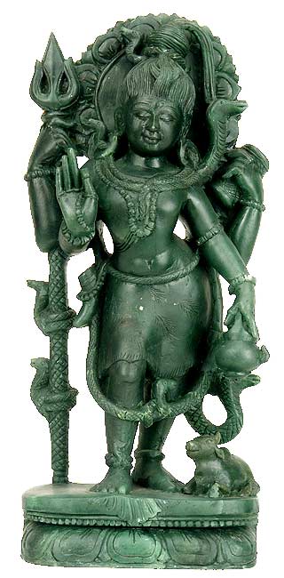 Gracious Lord Shiva - Stone Statue