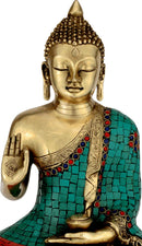 The Wise Buddha - Fine Brass Sculpture