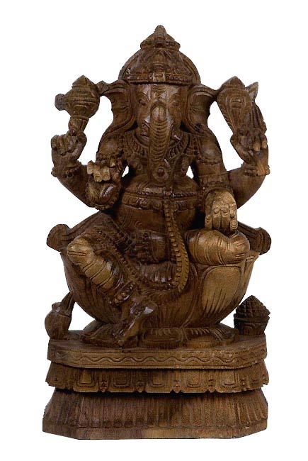 Beloved Ganesha - In South Indian Wood Carving