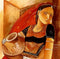 Painting on Silk - Lady of Thar