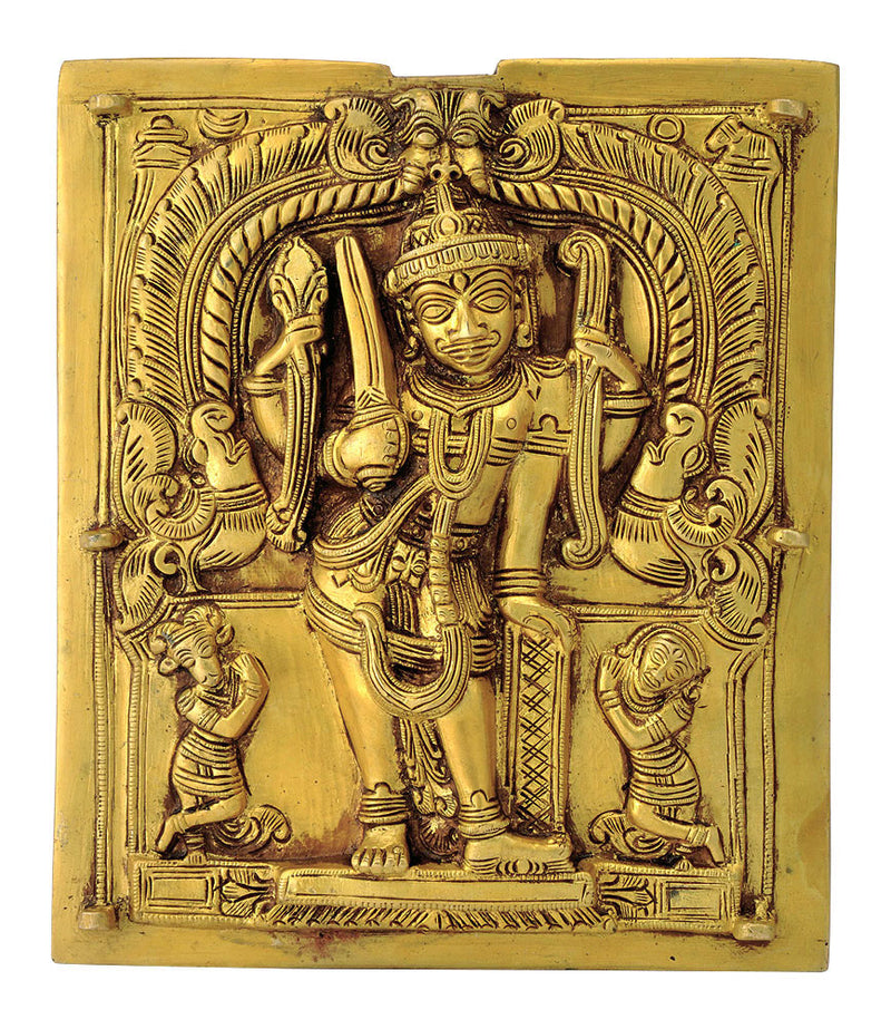 Lord Virabhadra - Brass Plate