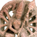 The End of Demon Mahishasura - Stone Statue