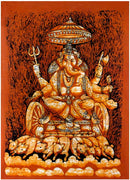 Ganesha Rides on a Chariot - Batik Print