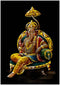 King Ganesha - Velvet Painting