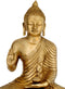 Serene Buddha - Brass Scupture