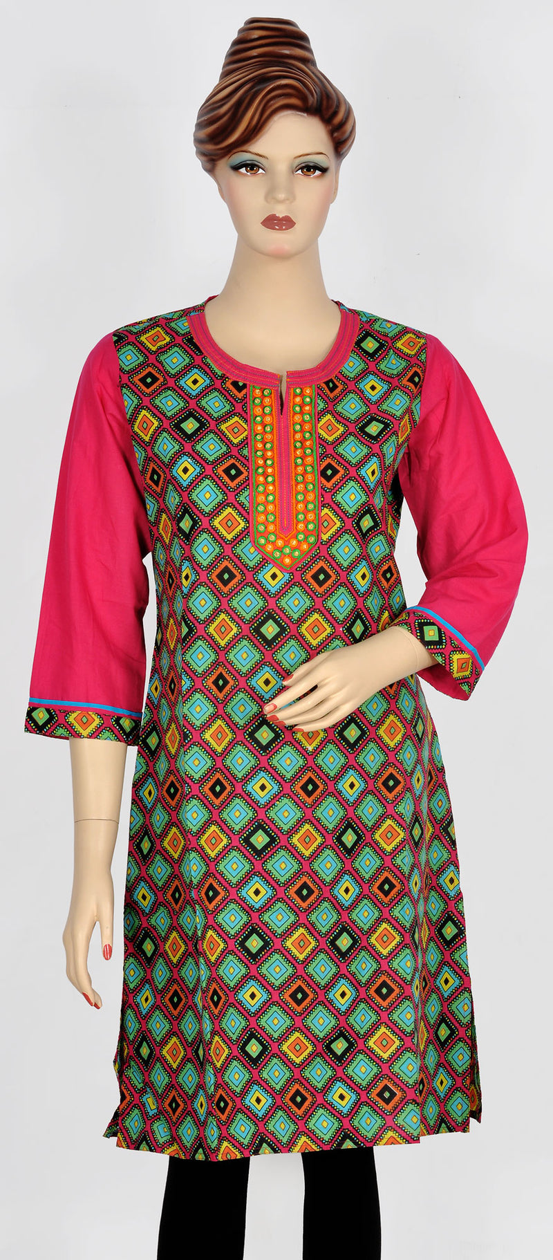 Multi Colored Printed Kurti