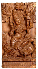 Rajarajeswari Amman - Wood Statue