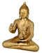 Serene Buddha - Brass Scupture