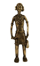 Tribal Brass Statuette - Beautiful Lady