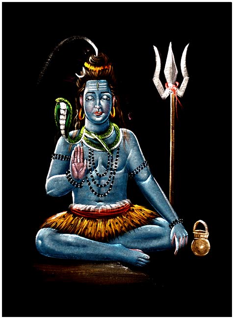 Namah Shivaya - Velvet Painting