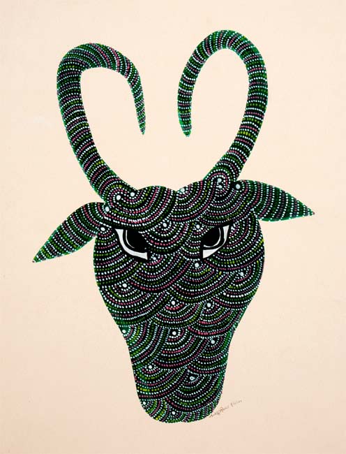 The Bull-Gond Painting