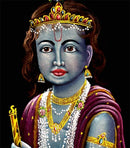 Flowers of Love - Lord Krishna Painting