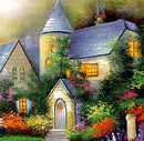 Beautyful Home - Silk Painting