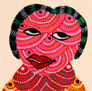 Young Lady - Gond Tribal Painting