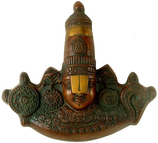 Lord Tirupati - Brass Wall Hanging