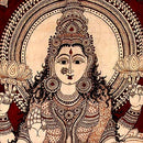 Goddess Gajalakshmi - Kalamkari Painting