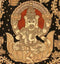 Lakshmi Ganesha and Saraswati - Kalamkari Painting