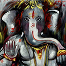 Shubha Ganesha - Silk Painting