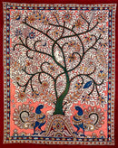 Enchanting Birds - Tree of Life Painting