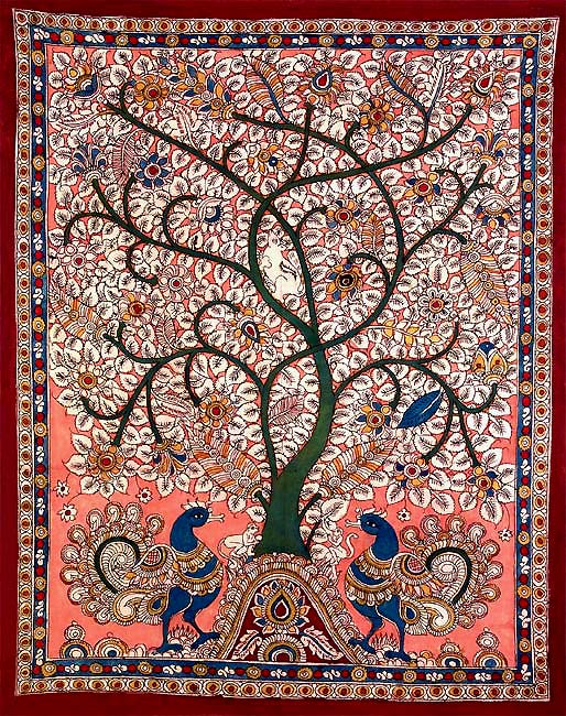 Enchanting Birds - Tree of Life Painting