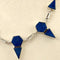 Blue Fire - Lapis Sterling Necklace