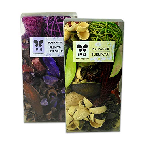 IRIS Chunky Potpourri: 150 Tube Rose and  150 French Lavender Fragrances