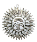 Lord Surya Dev (Sun Mask) Metal Wall Hanging for Home Decor