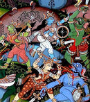 Mother Goddesses Fight With Asuras