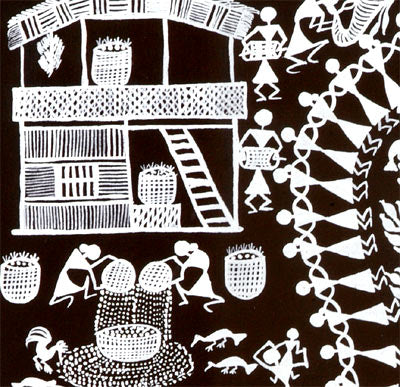 Tree of Life - Beautiful Warli Painting